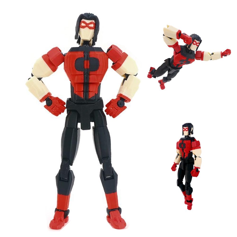 Jiumaocleu Oliver Grayson Action Figure - 3D Printed Multi-Jointed Figures Mark Grayson Articulated Figure Anime Oliver Grayson Movable Joints Figures Desktop Decoration 13,5CM