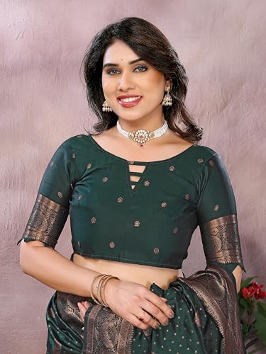 Image of Avantika Fashion Women's Kanjivaram Soft Silk Banarasi Sarees With Blouse Piece