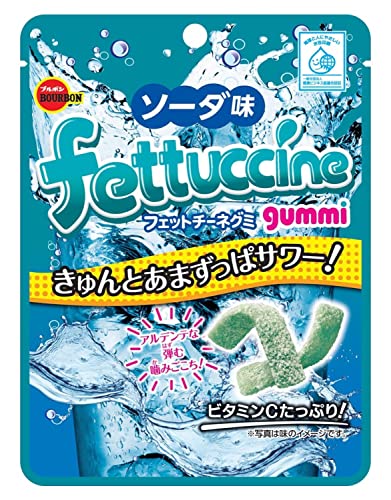ブルボン フェットチーネグミソーダ味 50g×10袋