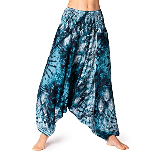 PANASIAM Aladin Batik Pants, XL turquoise