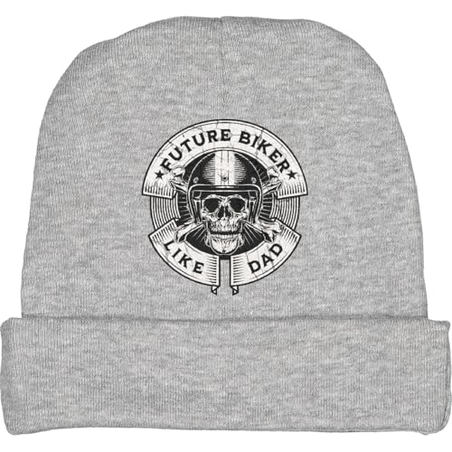 inktastic Future Biker Like Dad Baby Beanie Hat