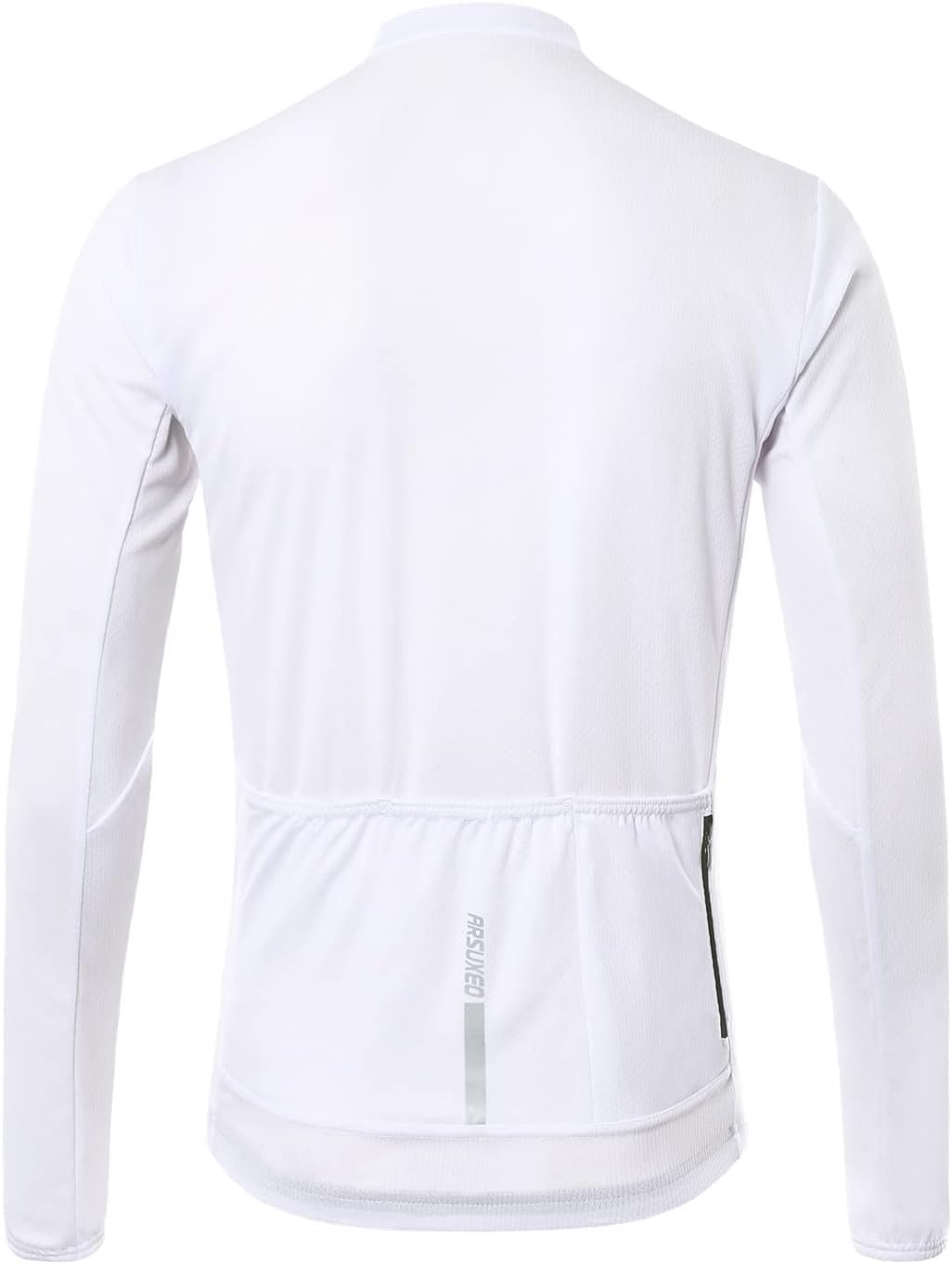 ARSUXEO Men's Cycling Jersey Long Sleeve Slim Fit Bike Jersey Biking Bicycle Cycling Shirt - Image 2