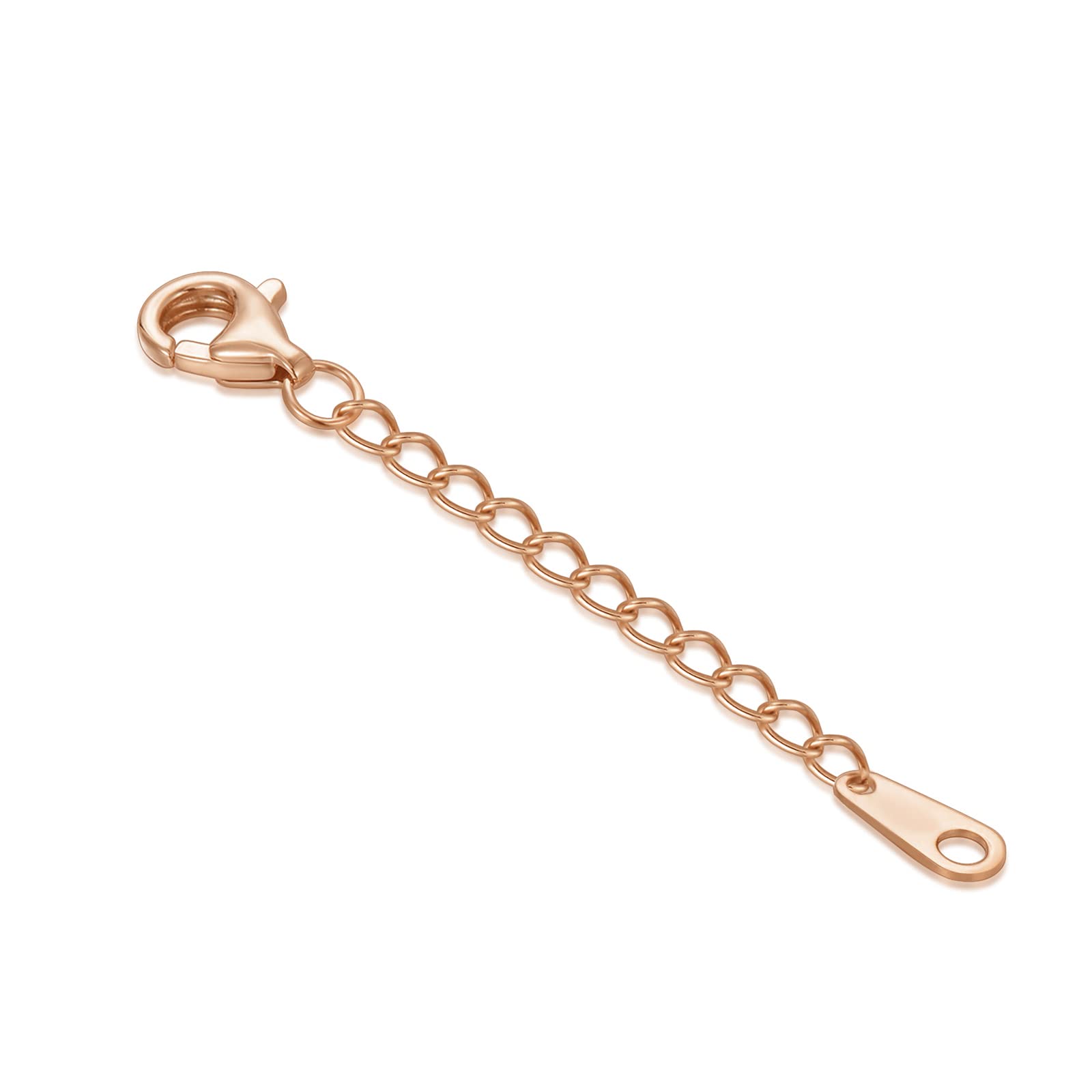 10k 14k Real Gold 1"/1.5"/2"/2.5"/3"/4"/5" Necklace Extender, Necklace Bracelet Extender Chain, Durable Gold Extender Chain, Adjustable Extension Chain for Necklace Bracelet Anklet
