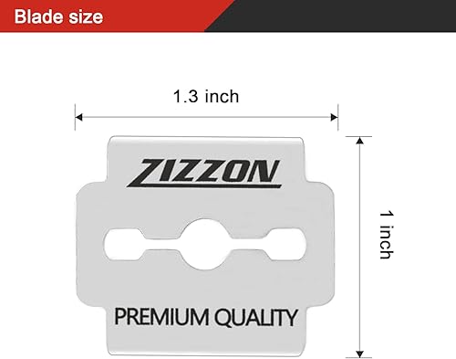 Miniatura 2 de ZIZZON Cuchillas de repuesto para afeitadora de callo, 100 unidades
