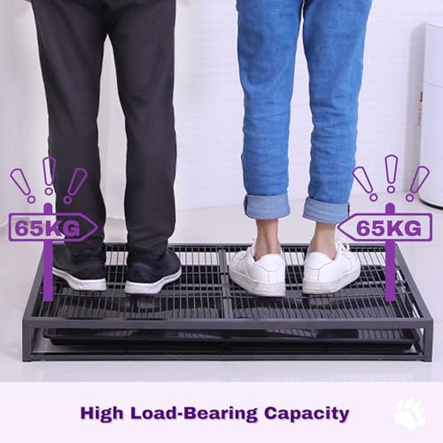 Gugxiom 62 * 43 * 8cm Training Toilet Potty Tray, Portable Dog Training Toilet, Reusable Long Lifespan Easy to Clean Indoor Outdoor Pet Litter Box for Puppy - Image 4