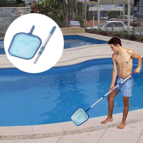 Zitainn Zwembad skimmer net set, 1 stuks diep blad skimmer net, 1 stuks bladhark, 1 stuks aluminium telescopische steel… - Image 8