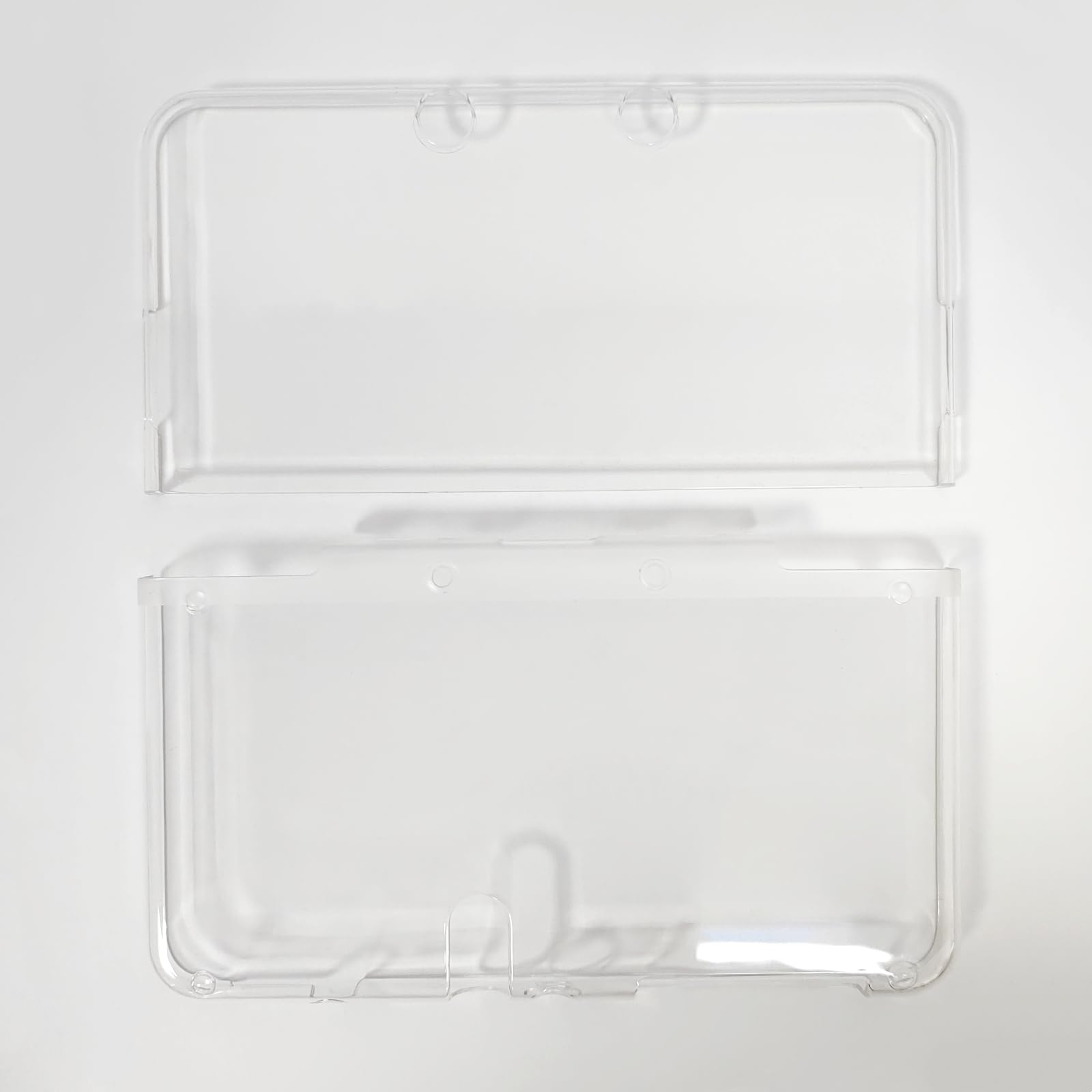 Hzxkqmil Funda Protectora para Nintendo New 3DS, Carcasa Dura Transparente Cubierta Protectora y 1 Juegos de Protectores de Pantalla Accesorios de Película para New 3DS Consola