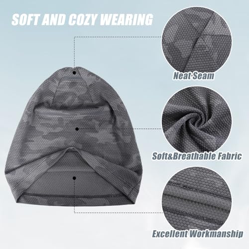 Image of WTACTFUL 1Pack / 2 Pack Cooling Skull Caps for Men Women - Lightweight Breathable 3D Mesh Running Caps for Cycling & Summer