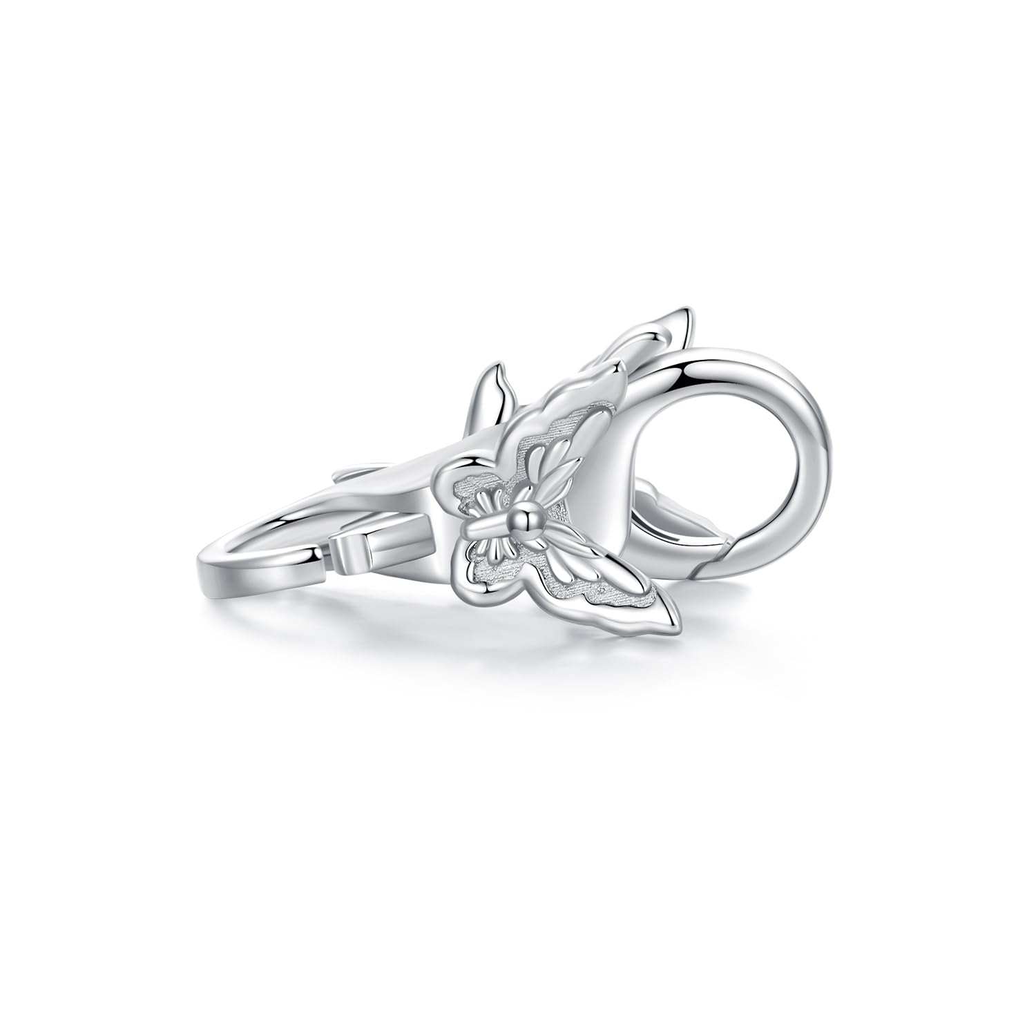 Platin-Karabinerverschlüsse, Metall-Halskettenverschluss mit Biegeringen für die Herstellung von Schmuck, Halsketten, Armbändern