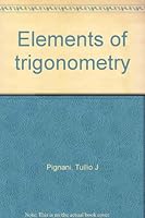 Elements of trigonometry B0006BULWU Book Cover