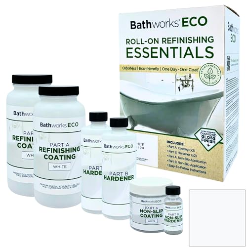 Bathworks ECO Essentials Roll-On Refinishing Kit - 26 fl oz ...