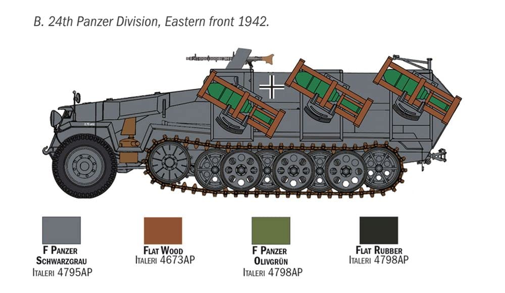 Amazon | イタレリ 1/72 第二次世界大戦 ドイツ軍 Sd.Kfz.251/1 ヴルフ