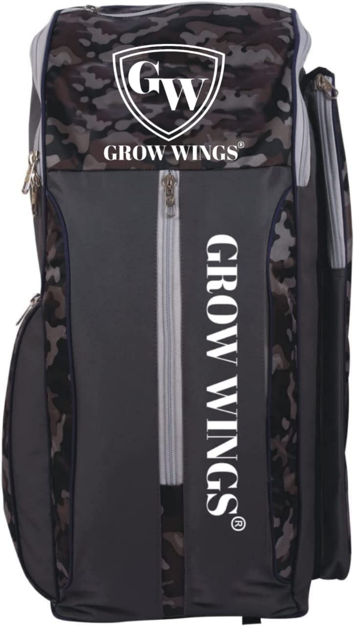 Grow wings Professional Polyester Cricket Kit Bag - Sports Backpack (Multicolor) (B0BRKGB74K) Amazon Price History, Amazon Price Tracker