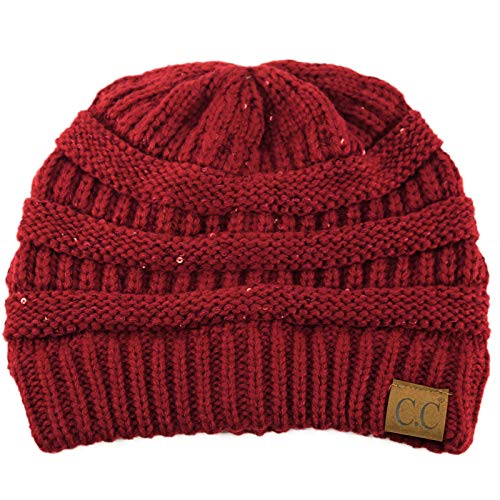 Image of Hatsandscarf CC Exclusives Solid Color Beanie Tail Hat for Adult (MB-20A)