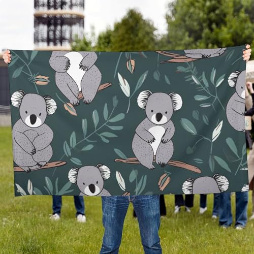 Drapeau de jardin koala durable contre la décoloration extérieure - 6