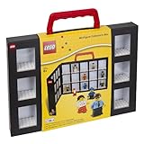 El LEGO minifiguras LEGO minifiguras caja de coleccionista, con capacidad para hasta 15 e incluye Stud placas base para cada. incluye un mango de modo que es perfecta para el transporte Go