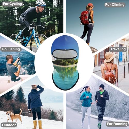 Balaclava de Protección Solar para Hombre y Mujer, Máscara Facial Transpirable para Senderismo, Ciclismo, Correr y Conducir miniatura 6