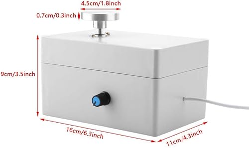 Miniatura 6 de ZJchao Mini máquina eléctrica de cerámica de 2000 RPM Rueda de cerámica Artesanía  Herramientas escuela hecha a mano pequeño plato giratorio