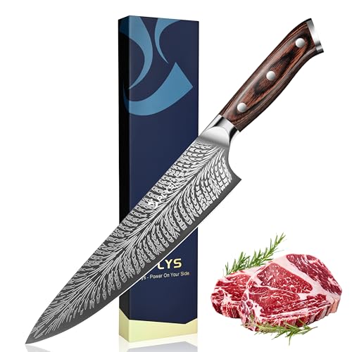 Coltelli da Cucina da Chef Verdure 20.5cm: Ultra Affilato Coltello Da Cucina Professionali Acciaio Inossidabile