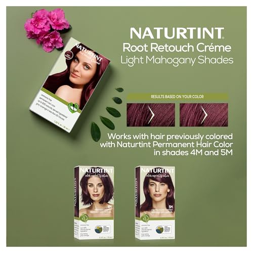 Naturtint Light Mahogany Root Retouch Crème Permanent Hair Color - Ammonia Free, Conceal Grays, No Artificial Scent, 1.52 Fl Oz - Image 4