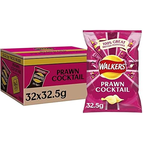 Walkers Prawn Cocktail Crisps Multi-Pack 32.5g Cover