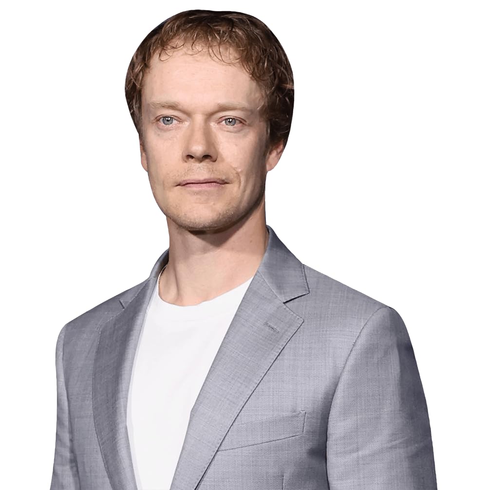 Alfie Allen (Gray Suit) Half Body Buddy Cutout
