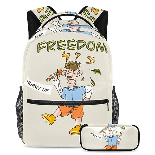 Lot de 2 cartables Freedom sacs à dos daypack garçon fille ado