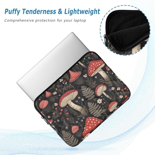 Funda para portátil 13-14 pulgadas impermeable con diseño de hongos rojos miniatura 5