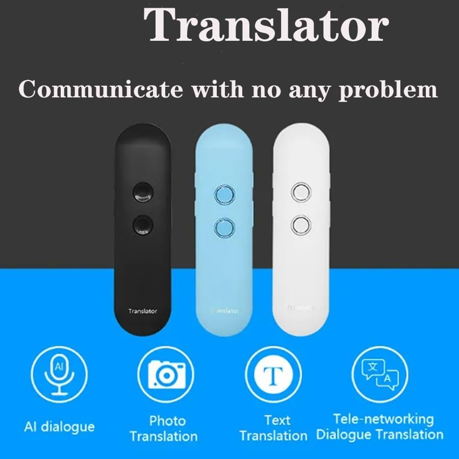 Dispositif de traducteur de langue vocal instantané application Bluetooth multicangue 40 langues