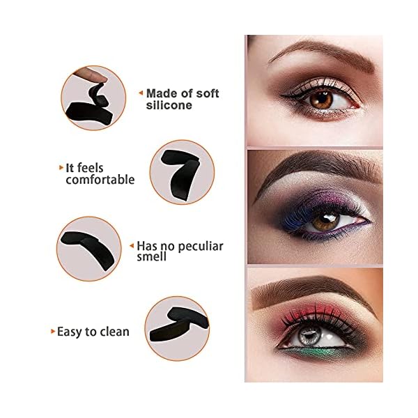 Crease Line Kit, 6 in 1 Crease Eyeshadow Line Kit, Silicone Eyeshadow Stamp, Eyeshadow & Eyeliner Applicator, Lazy…