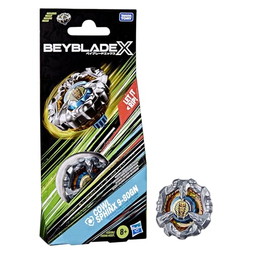 Beyblade X Cowl Sphinx 9-80GN Booster Pack Set with Defense Type Top; Authentic Takara Tomy Battle Tops Games/Toys for Boys and Girls 8+