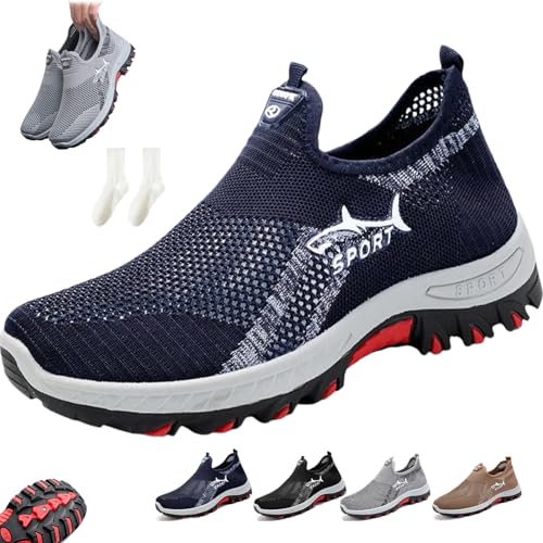 2025 New Atlacoast Shoes for Men, Jarv Cooling Comfort Sneaker, Walking Mesh Shoes Breathable Soft Anti-Slip