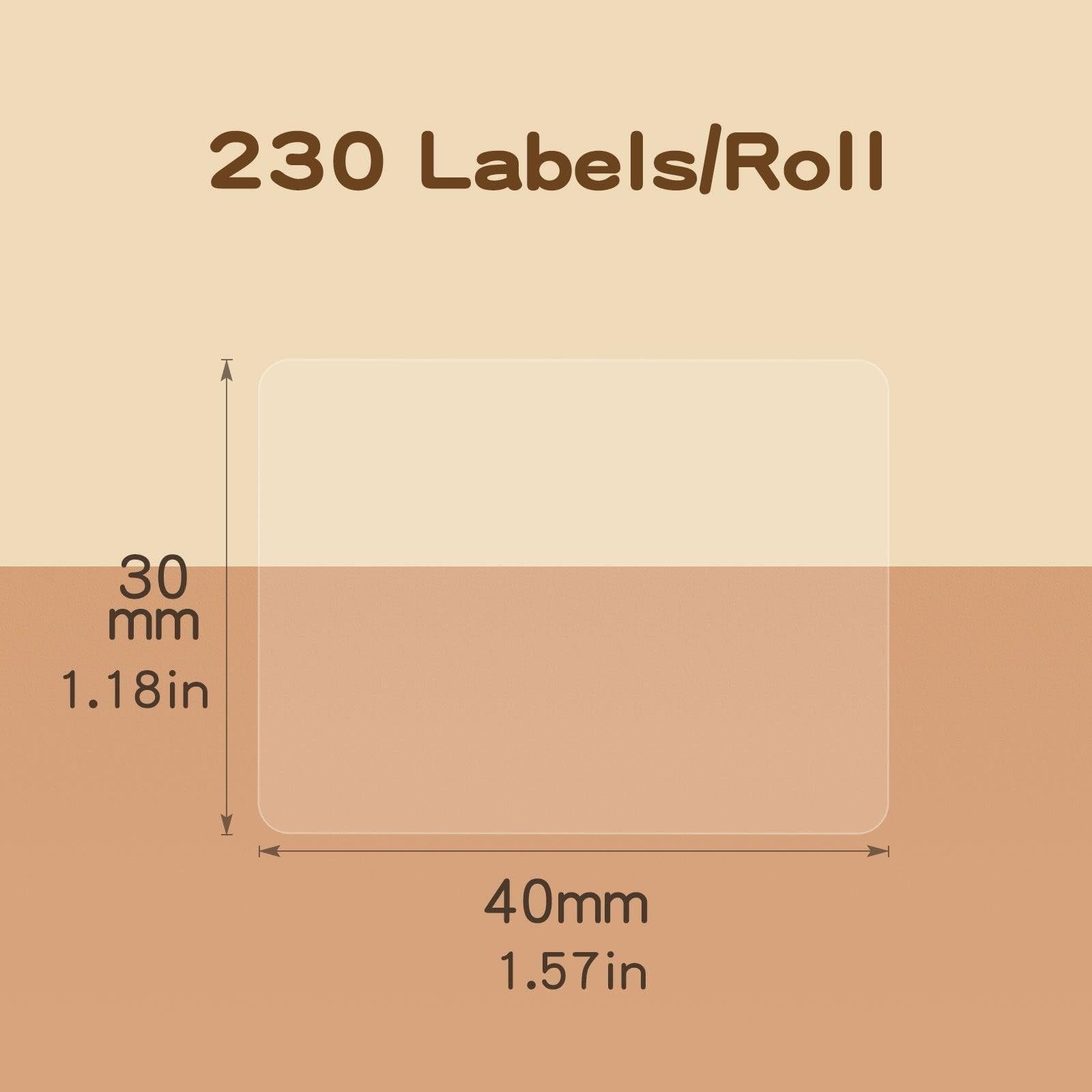 NIIMBOT Thermal Label Tape for B1 B21 B3S, Waterproof Thermal Label Paper - Image 2