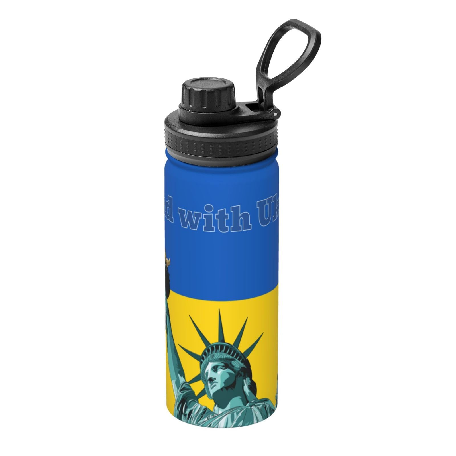 Amazon.com: ETHORY i stand with ukraine Water Bottle 18OZ
