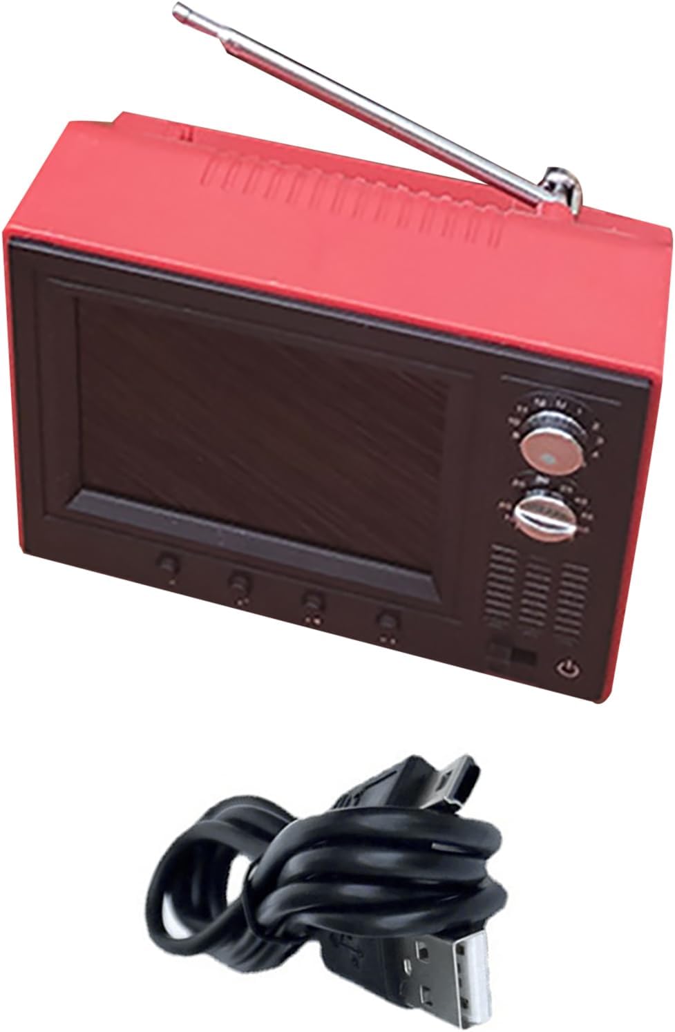 Dollhouse Miniature Furniture 1:12 Doll House Miniature TV Television for Dollhouse Dolls Furniture, Support AMV AVI