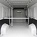 Produktbild ALLEGRA Ladungssicherung und Transportsicherung für PKW LKW Anhänger und Transporter, Klemmstange Spannstange für die Tür, Ladesicherung für Auto Ausziehbar (1,00m - 1,75m, Weiß)