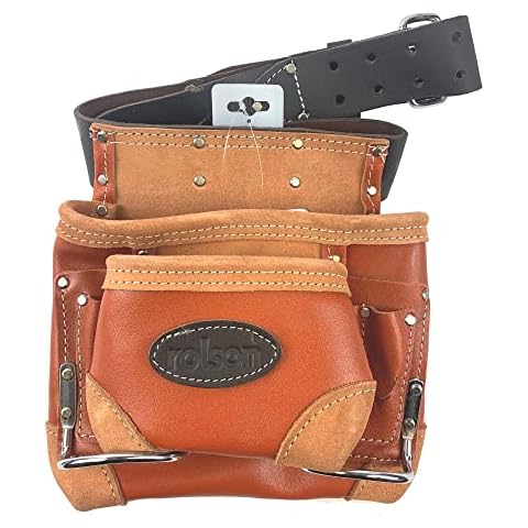 Rolson 68877 Leather Tool Pouch with Belt Cover