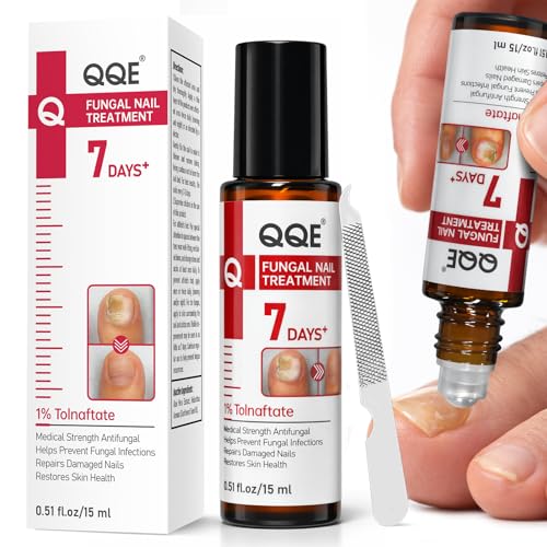 Nail Fungus Treatment Extra Strength 1% Tolnaftate Effective Treatment Under and Around Nails Repairs Damaged Nails Plant-Based Gentle Formula for Thickened and Discolored Nails 0.51 fl.oz