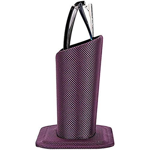 Image of 2 Pcs a Set, Plush Lined Eyeglasses Holder Stand Case Protective Glasses Case for Desks