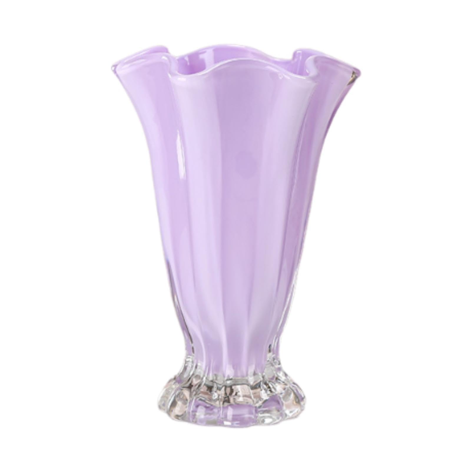 Flower Pot Planter Hydroponic Plant Pot for Bookshelf Wedding Dining Table Violet| Ceramic Decorative Vase | Flower Vase for Home Décor-image-34