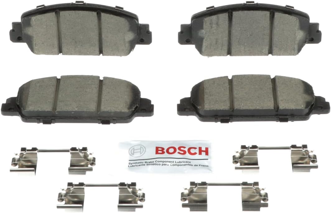 BOSCH BC1654 QuietCast Premium Ceramic Disc Brake Pad Set – Compatible With Select Honda Accord, HR-V; FRONT