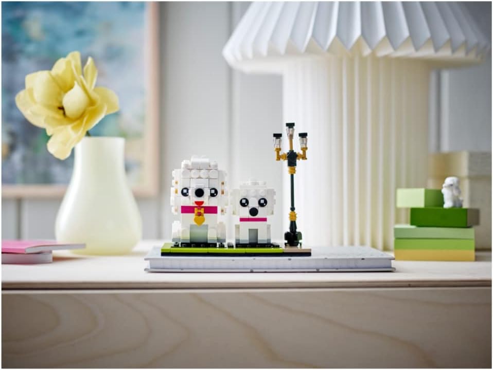 LEGO Poodle Dogs Brick Headz # 40546 304 Pieces
