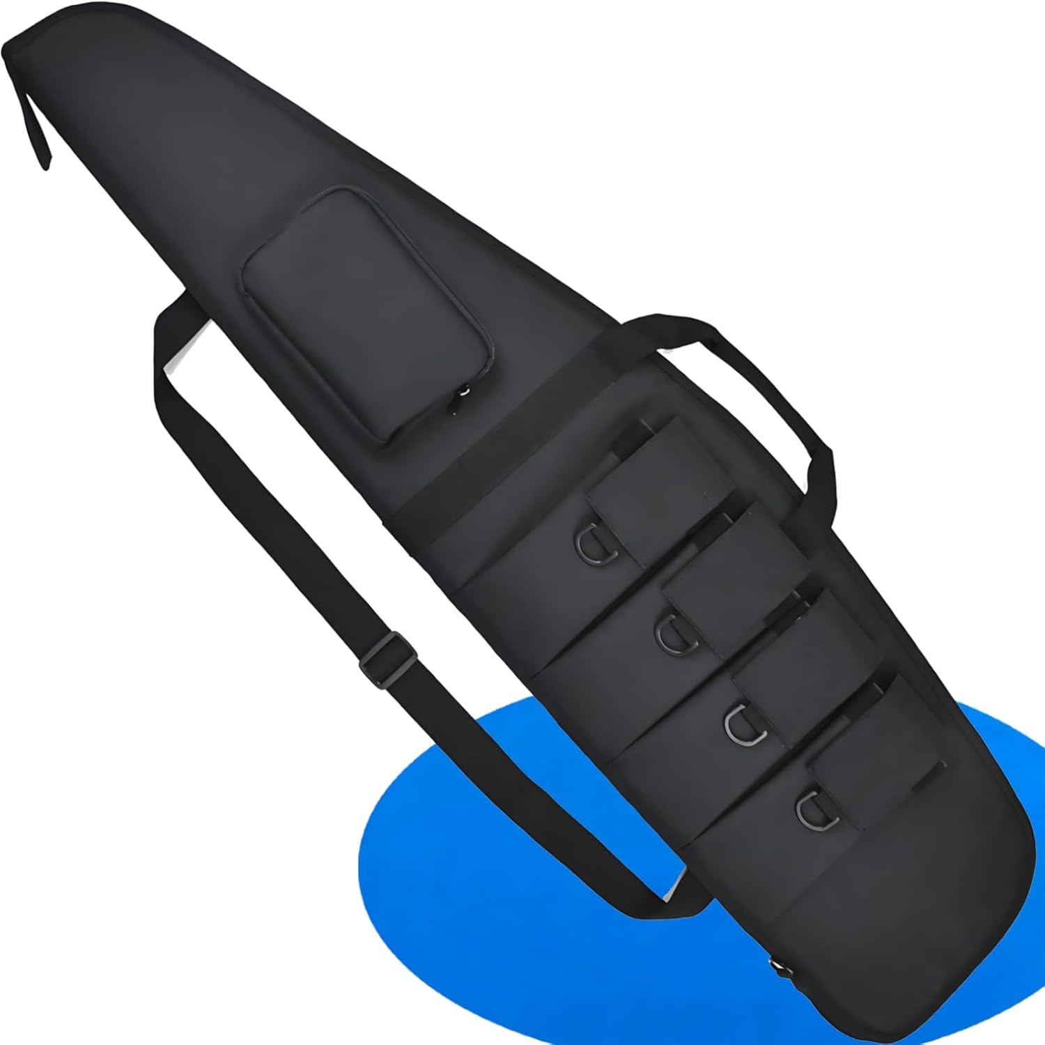 Soft-Rifle-Cases Gun-Cases for Shotguns Long Rifle Bag with Multiple Magazine Holder Pouch,Adjustable Non-Slip Shoulder Strap Storage and Transport 44/48/52 Inches