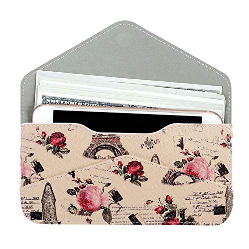 Image of XEYOU Women's Card Wallet Envelope Style Credit Card Holder Cute Cash Wallet for Ladies