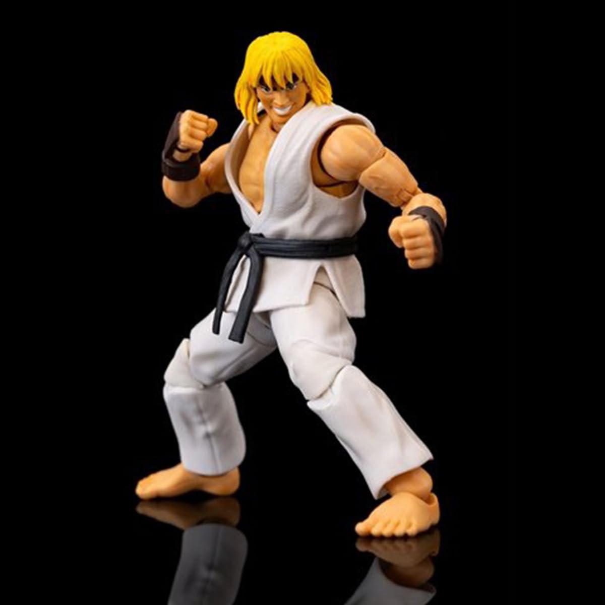 HiPlay JADA Toys, Street Fighter: Ken - White Outfit, 1/12 Scale Collectible Action Figure Full Set