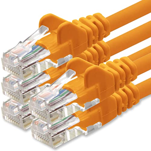Câble routeur modem Cat6 orange 10m pour résoudre les coupures LAN