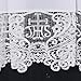 BLESSUME Catholic White Pleated Lace Surplice Liturgical Cotta Vestment (White, X-Large)