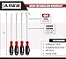 ARES 70246-4-Piece Hook and Pick Set - Includes a Large Straight Pick, 90 Degree Pick, Combination Pick and a Hook Pick - Chrome Vanadium Steel Shafts - Easily Remove Hoses, Gaskets and More