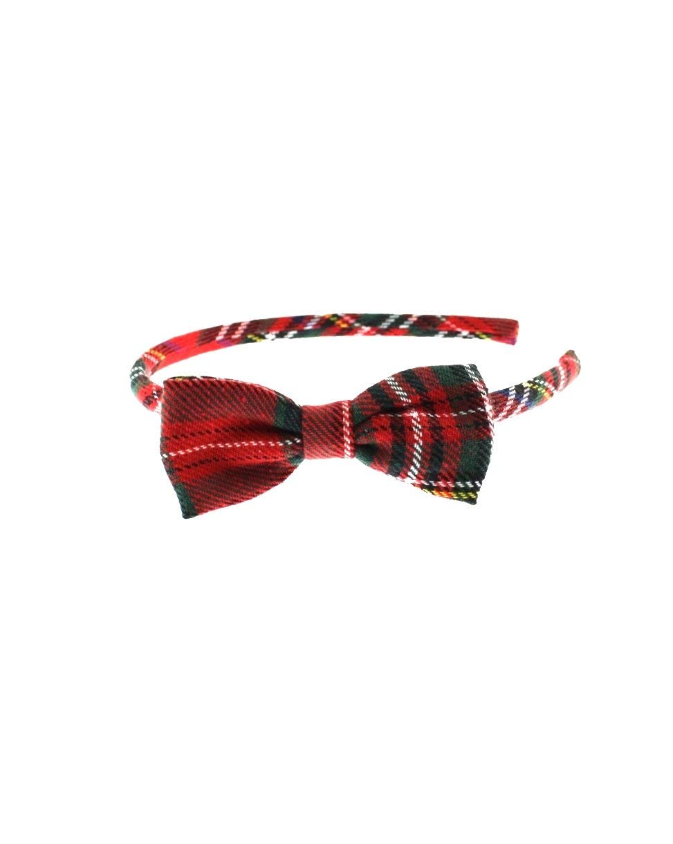 Zac's Alter Ego Tartan Alice Band with Bow