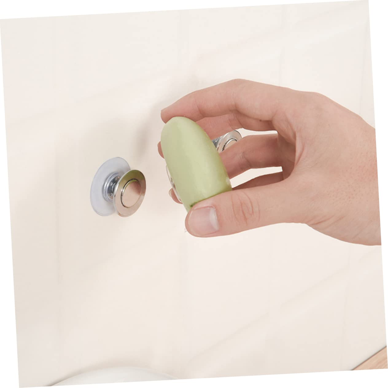 Cabilock 4sets Supporto Per Sapone Da Muro Inossidabile Con Ventosa Design Elegante Per Cucina e Bagno Resistente e Facile Da Installare Su Superfici Lisce Per Doccia e Spazio Porta Sapone